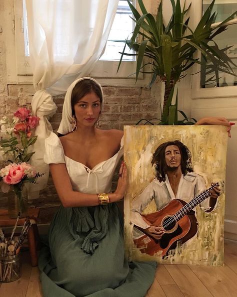 Daniella Jones, Bob Marley Painting, Bob Marley, A Woman, Paintings, Instagram