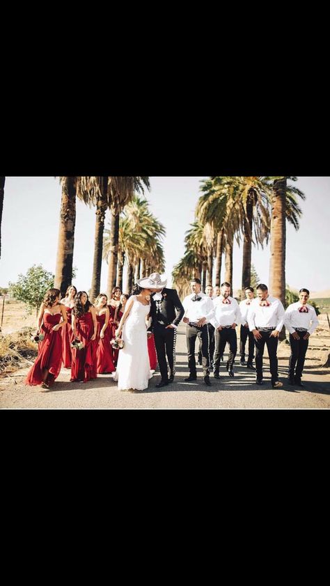 Charro Groomsmen Outfit, Mexican Wedding Dress Bridesmaid, Charro Groomsmen, Charro Wedding Groomsmen, Ranchero Wedding Theme, Charro Wedding Bridesmaids, Ranchero Wedding, Charro Wedding Ideas, Tequila Wedding