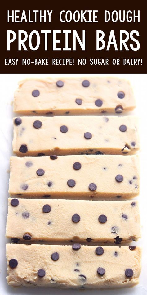 No Bake Chocolate Chip Cookie Dough Bars, Macro Friendly Protein Bar, Chocolate Chip Cookie Dough Protein Balls, Nutrition Bars Recipe, How To Make Your Own Protein Bars, Herbalife Protein Bars Recipe, Diy Protein Bars Easy, Low Carb High Protein Bars Recipes, Diy Go Macro Bars