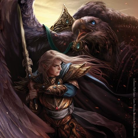 glorfindel - Corellon Larethian, Magali Villeneuve, Tolkien Art, Heroic Fantasy, High Elf, The Silmarillion, Fantasy Male, Jrr Tolkien, Warhammer Fantasy