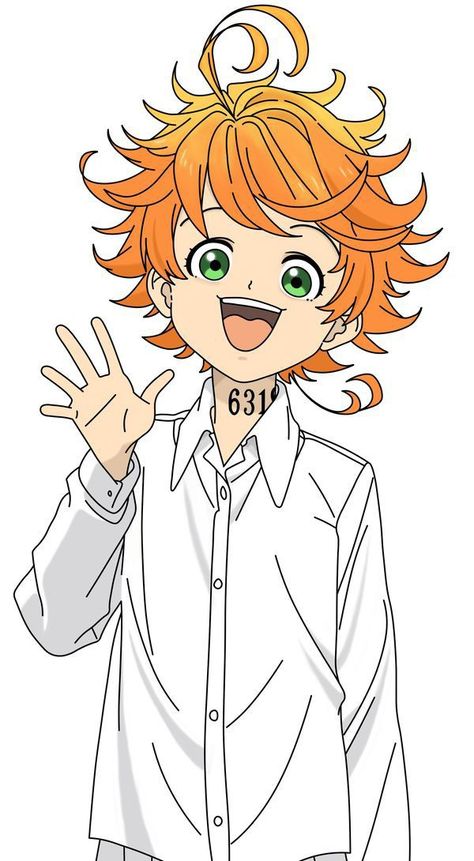 Emma The Promised Neverland, Emma Tpn, Neverland Art, Promise Neverland, The Promised Neverland, Promised Neverland, Orange Hair, The Promise, Her Hair