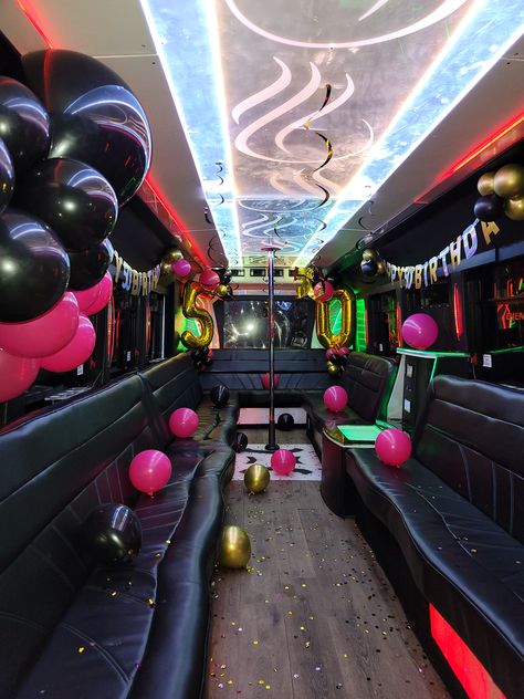 Party Bus Snacks Cute Ideas, Party Buss Ideas, Bachelorette Party Bus Themes, Party Bus Sweet 16, Sweet 16 Party Bus Ideas, Party Bus Decorations Birthday, Party Bus Birthday Ideas, Party Bus Ideas Birthday, Party Bus Food