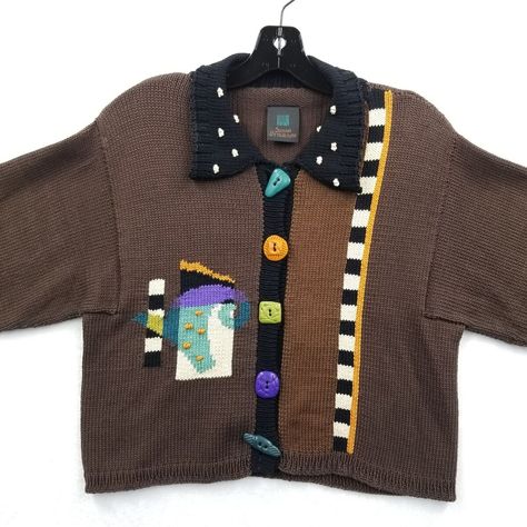 Check out Susan Otterson Cardigan Women S Brown Wearable Art Funky Crop Hand Craft Sweater, the latest item I added on eBay! #eBay #eBaySeller Susan Bristol Sweater, Outfit Inspo Fall, Brands Outlet, Cardigans For Women, Wearable Art, Sweater Outfits, Fall Outfits, Women Accessories, Outfit Inspo