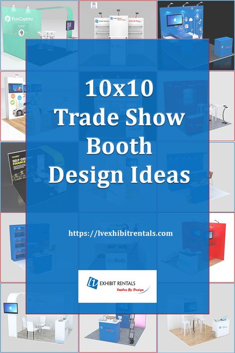 Our truly turnkey 10×10 trade show booth rentals enable you to make the best use of your space so that your exhibit is both functional and visually striking.   Whether you want to display products, provide product demos, or wanting to increase brand awareness, LV Exhibit Rentals can provide a truly turnkey 10x10 trade show booth rental package customized to fit your needs. We strive to create smiles by design! Small Trade Show Booth Ideas, Trade Show Booth Ideas Display, 10x10 Trade Show Booth Ideas, Tradeshow Booth Design Ideas, 10x10 Booth Design, Trade Show Display Ideas Booth Design, Trade Show Giveaway Ideas, Trade Show Booth Ideas 10x10, Interactive Trade Show Booth Ideas