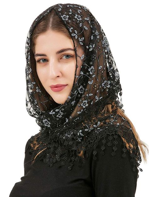 Pagan Veiling Styles, Pagan Veiling, Dupatta Styling, Vestal Virgin, Veil Mantilla, Veiled Hats, Head Scarfs, Chapel Veil, Head And Shoulders