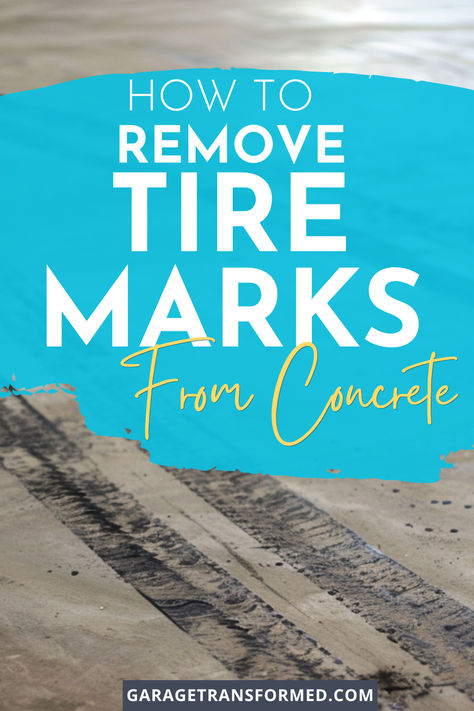 It doesn't take long for rubber tire marks to mess up your clean concrete garage floor or driveway.

If you're struggling to remove tire marks from concrete floors, we’ve got you covered. 😃 How To Get Tired, Clean Garage Floor, Concrete Garage Floor, Tire Marks, Clean Concrete, Concrete Garage, Healthy Hacks, Garage Diy, Washer Cleaner