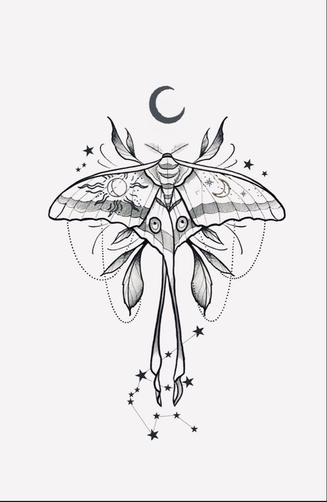 Moth Spine Tattoos For Women, Moth And Dragonfly Tattoo, Moth Underbust Tattoo, Luna Moth And Moon Tattoo, Luna Moth Tattoo Sternum, Lunar Moth Chest Tattoo, Chinese Moon Moth Tattoo, Luna Moth Sternum Tattoo, Moth Spine Tattoo