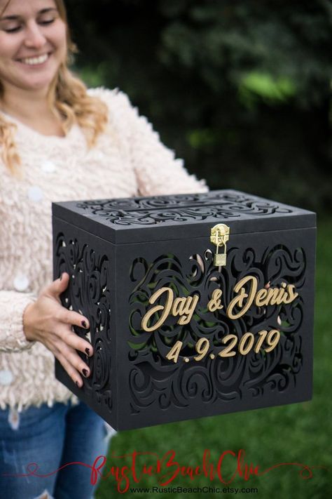 Personalized Wedding Koozies, Personalized Wedding Card Box, Wooden Card Box, Unique Engagement Gifts, Money Box Wedding, Wedding Koozies, Wedding Card Box, Personalized Wedding Sign, Wooden Cards