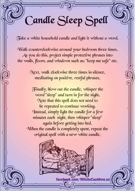 wicca Candle Magik, Sleep Spell, Witchcraft Spells For Beginners, Spells For Beginners, Blue Candle, Magick Spells, Candle Magick, Wiccan Spell Book, Witchcraft For Beginners