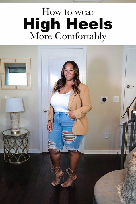 Here are some of my secret weapons to being able to rock high heels in a much more comfortable way. Click to read! Most Comfortable Shoes, Classy Casual Outfits, Classy Casual, Curvy Girl Outfits, Curvy Outfits, Plus Size Jeans, Outfit Details, Classy Outfits, Spring Summer Fashion