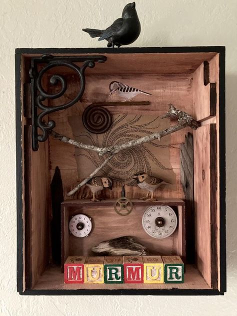 Dark Cottagecore Decor, Assemblage Art Mixed Media, Object Art, Found Object Art, Dark Cottagecore, Cottagecore Decor, Art Mixed Media, Assemblage Art, Found Object