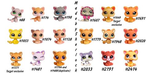 Lps Cat Numbers, Lps Memes, Lps Numbers, My Littlest Pet Shop, Lps Drawings, Lps Sets, Lps Collection, Cats Pretty, Lps Accessories