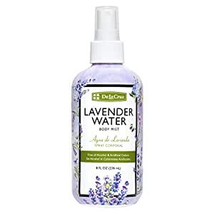 Amazon.com: De La Cruz Lavender Water Body Mist - Lavender Spray for Skin and Hair With Pure Lavender Essential Oil 8 fl oz (236 mL) : Beauty & Personal Care Lavender Room Spray, Lavender Water, Lavender Mist, Water Body, Lavender Spray, Lavender Fragrance, Body Splash, Foaming Facial Cleanser, Bath Water