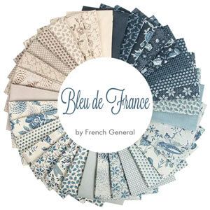 Quilt Color Combinations, French General Fabric, Moda Fabric Collections, French Quilt, Blue And White Quilts, Bear Paw Quilt, Quilt Fabric Bundles, Quilt Layouts, Dutch Tiles