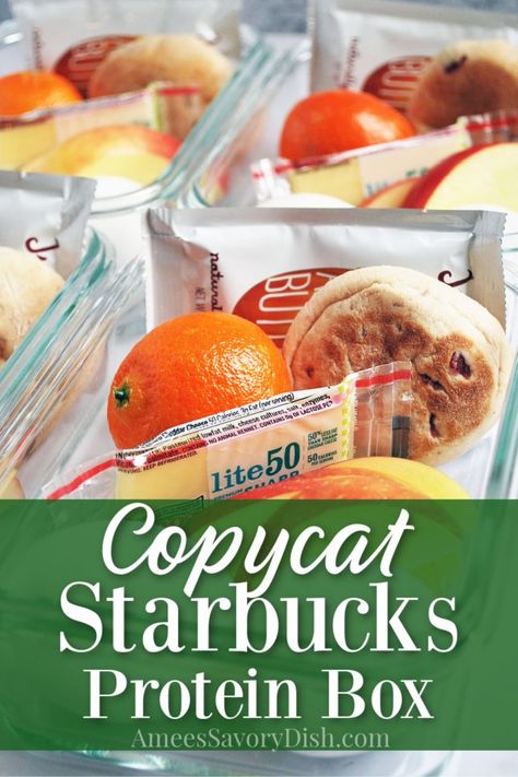 A copycat version of Starbucks protein bistro box that's perfect for meal prep and a quick breakfast or lunch on-the-go! Starbucks Bistro Box Copycat, Homemade Protein Boxes, Copycat Starbucks Protein Boxes, Protein Boxes Ideas, Protein Box Breakfast, Breakfast Protein Box Ideas, Starbucks Bistro Box Diy, Breakfast Bistro Boxes, Diy Bistro Box Lunches