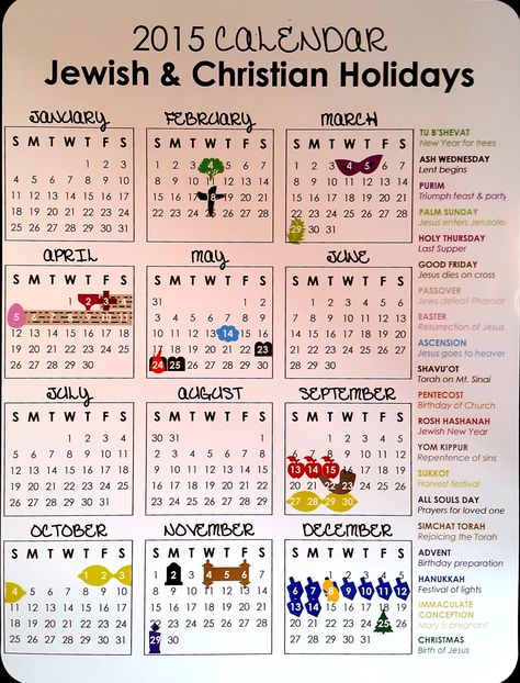 Large Calendar Fridge Magnet --- Magnet with 2015 Jewish Christian Holidays --- Interfaith Magnet www.etsy.com/listing/200974954/2015-jewish-christian-holidays-calendar Esoteric Wisdom, Holidays Calendar, Large Calendar, Christian Calendar, Jewish Calendar, Christian Holidays, Ash Wednesday, Adoptive Family, Holiday List