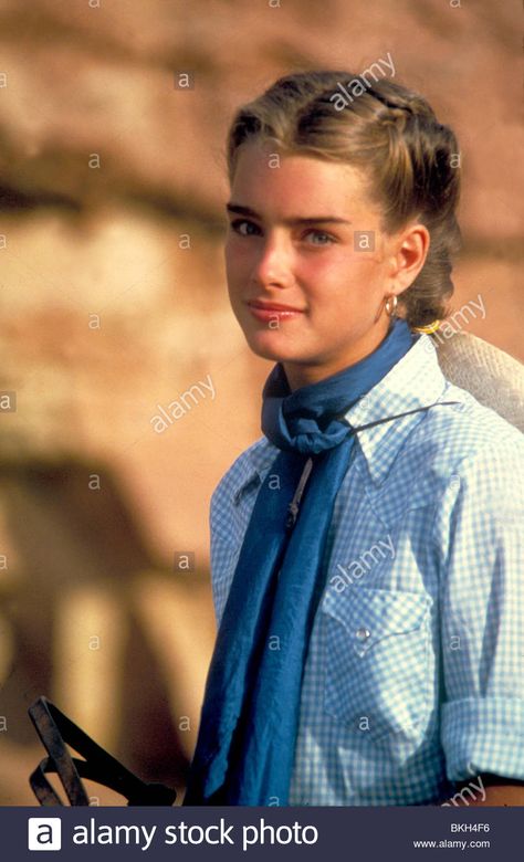 WANDA NEVADA (1979) BROOKE SHIELDS WNV 001 Stock Photo Brooke Shields Hairstyles, Wanda Nevada, Young Brooke Shields, Brooke Shields Young, Belle Silhouette, Brooke Shields, 80s Retro, 인물 사진, Blue Lagoon