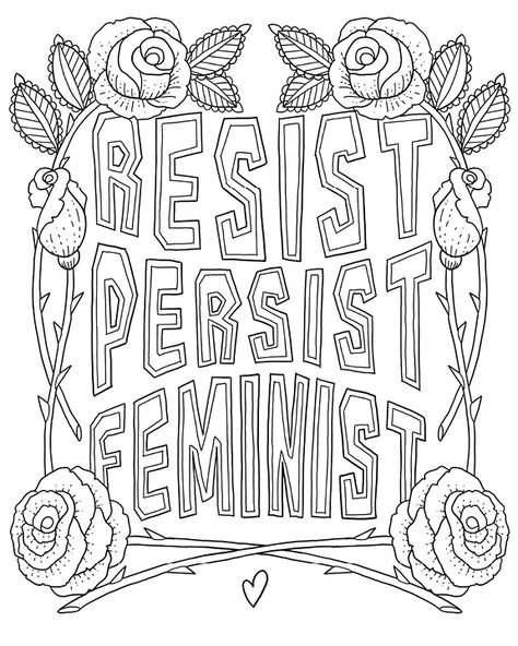 Social Justice Coloring Pages, Feminist Coloring Sheets, Library Coloring Pages, Nanny Diaries, Pics To Color, Colouring Art, Stick Drawings, Increase Concentration, Girl Zone