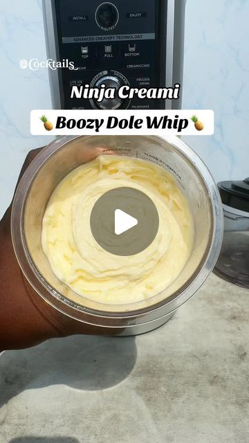 Cocktails (21+ to follow) | Tropical flavors and a boozy twist! Meet your new favorite treat! Cool down and kick back with this boozy Dole Whip delight made in the... | Instagram Ninja Creami Cocktails, Ninja Creami, Dole Whip, Ninja Foodi, Prime Day, Fryer Recipes, Air Fryer Recipes, Air Fryer, Pineapple