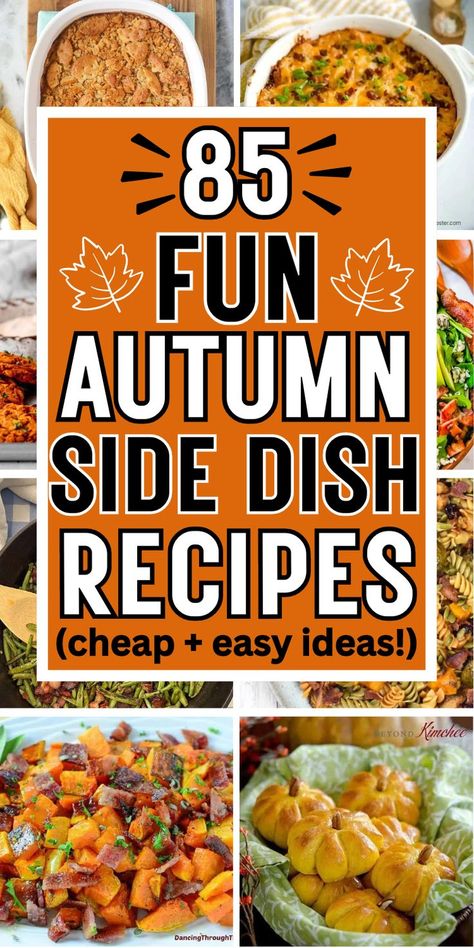 The best easy fall side dishes for a crowd, including butternut squash, sweet potato, and vegetable side dish recipes for a fall dinner party, bbq cookout, potluck, tailgate, or Thanksgiving dinner. Fall Vegetable Side Dishes, Fall Side Dishes, Fall Side Dish Recipes, Thanksgiving Dinner Sides, Fall Sides, Roasted Carrots And Parsnips, Party Side Dishes, Vegetable Side Dishes Healthy, Autumn Side Dishes