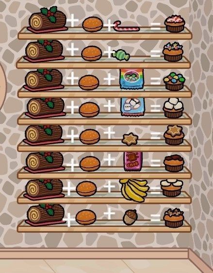 Food Recipes For Toca Boca, Toca Boka Free House, Makanan Toca Boca, Tocaboca Food Recipes, Coffee Bar Ideas Toca Boca, Toca World Food Recipes, Comidas Toca Life, Toca Boca Food Recipes All, Idee Casa Toca Boca