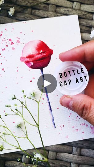 53K views · 626 reactions | ♻️ Recycle bottle caps for art 🤣 let’s paint a quick 3D lollipop using a bottle cap and watercolor 

👩🏻‍🎨full length slowed video for subscribers👩🏻‍🎨

Where do you find your inspirations?  Today I found mine in a bottle cap…. I was about to toss it into the recycle bin, and suddenly the idea to use the cap in painting just popped up.  And I love how easy it was using the cap to paint a cute lollipop…. Follow me for more fun and easy art 🎨😁

Materials: (all supplies listed in bio under my new Amazon storefront)
☀️size 1 detailed brush and flat brush @goldenmapleart 
☀️size 6 round brush @princetonbrush 
☀️Watercolor paint @shuttleartllc
☀️Watercolor paper 100 percent cotton cold press paper by @meeden.art⚡️10% Panda code off everything at www.meedenart.c Bottle Cap Painting, Recycle Bottle, Cute Lollipop, Recycle Bottle Caps, Sweeter Than Honey, Recycle Bin, Bottle Cap Art, Watercolor Sketchbook, Easy Art