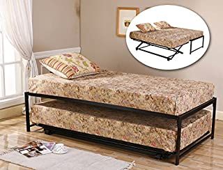 Metal Day Bed, Pop Up Trundle Bed, Platform Daybed, Day Bed Frame, Pop Up Trundle, Trundle Bed Frame, Trundle Mattress, Daybed Frame, Murphy Bed Ideas