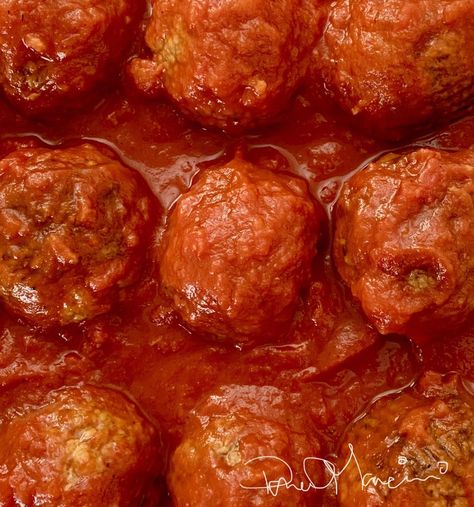 Daniel Mancini - My Beef and Sausage Meatballs This... Daniel Mancini, Meatballs And Gravy, Sausage Meat, Sausage Meatballs, Meatball Recipe, Pork Sausage, Meatball Recipes, Gravy, Meatballs