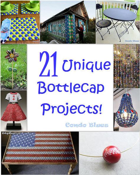 Beer Bottle Top Crafts, Beer Cap Crafts Diy, Beer Cap Projects, Bottle Cap Wall Art, Bottle Cap Coasters, Bottle Cap Decor, Recycle Bottle, Beer Bottle Cap Crafts, Recycle Bottle Caps