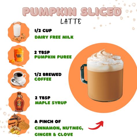 Psl Recipe Starbucks, Punkin Spice Coffee, Pumpkin Puree Coffee Recipe, Pumpkin Spice Puree Recipes, Pumpkin Spice Drink Recipe, Diy Fall Drinks Recipes, How To Make Pumpkin Spice Coffee, Pumpkin Spice Drinks Without Coffee, Fall Drinks Healthy