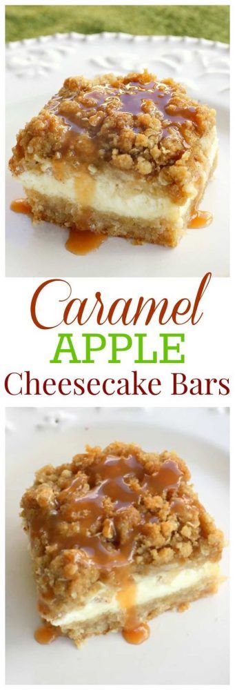 Thanksgiving Desserts Easy For A Crowd, Apple Cheesecake Bars Easy, Buckeye Fudge, Desserts Nutella, Healthy Thanksgiving Desserts, Apple Cheesecake Bars, Cheesecake Bar, Apple Treats, Caramel Apple Cheesecake Bars