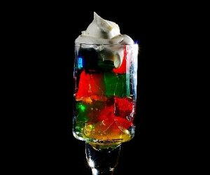 Blue Sky & Fluffy Clouds Jello Rainbow Jello Recipe, Rainbow Jello, Jello Recipe, Love Simple, Jello Recipes, Fluffy Clouds, Beautiful Desserts, Holidays And Events, Lava Lamp