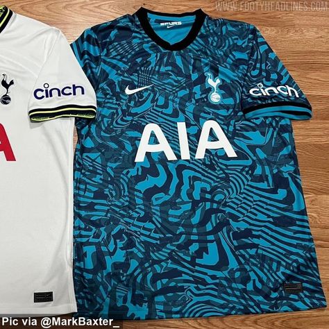 Tottenham Hotspur Jersey, Tottenham Kit, Nike Original, Nike Design, Tottenham Hotspur Fc, Premier League Champions, Jersey Football, Dark Turquoise, Vintage Jerseys