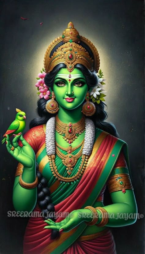 Madhurai Meenakshi Amman Images, Tamil Art, Bhagwan Images, Word Art Drawings, Meenakshi Amman, Tripura Sundari, Devi Lakshmi, Baby Buddha, Cute Love Photos