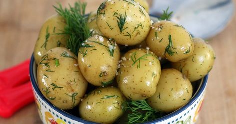 original recipe for dill new potatoes perfect for midsommar (swedish midsummer) by Rachel Rappaport Midsommar Celebration, Potatoes With Dill, Swedish Foods, Summer Solstice Party, Nordic Food, Solstice Party, Kitchen Witch Recipes, Swedish Food, Swedish Traditions