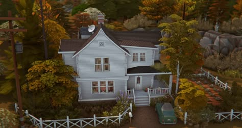 Ts4 Cottage, Sims 4 Small Town Cc, Sims 4 Small Farmhouse, Sims 4 Old House Cc, Sims 4 30 X 20 House, Sims 4 Old House, Sims 4 Old Farmhouse, Sims 4 Brindelton Bay Homes, Brindleton Bay Sims 4 Houses