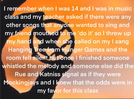 The Hanging Tree Lyrics, Hunger Games Are You Coming To The Tree, What If Hunger Games Ended Like This, Imagine If Hunger Games Ended Like This, Divergent And Hunger Games, Hunger Games Memes Humor, The Hunger Games Humor, Peeta And Katniss Headcannons, The Hanging Tree Hunger Games