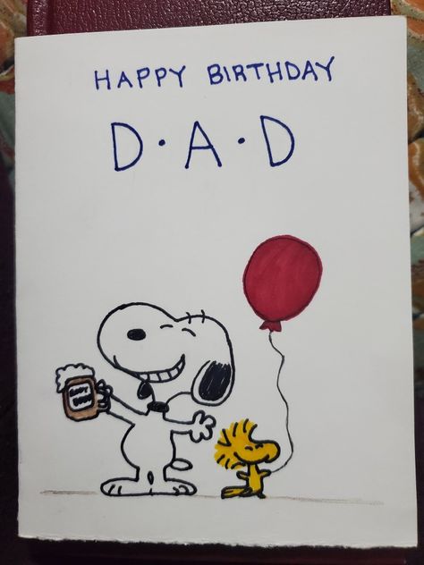 Dad bday 2023 Dads Birthday Drawing Ideas, Cards To Make For Dads Birthday, What To Draw For Your Dads Birthday, Dad Day Ideas, Art For Dads Birthday, Father's Birthday Card Ideas, Painting Ideas For Fathers Birthday, Happy Father’s Day Card Drawings, Things For Dads Bday