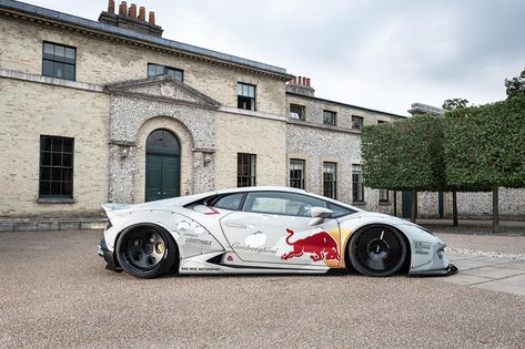 Lamborghini Huracan Transformed Into Insane 800-HP Drift Car. You can see it in action this week at the 2019 Goodwood Festival of Speed. Huracan Evo, Rocket Bunny, Formula Drift, Goodwood Festival Of Speed, Festival Of Speed, Drift Car, Drifting Cars, Liberty Walk, Rally Racing