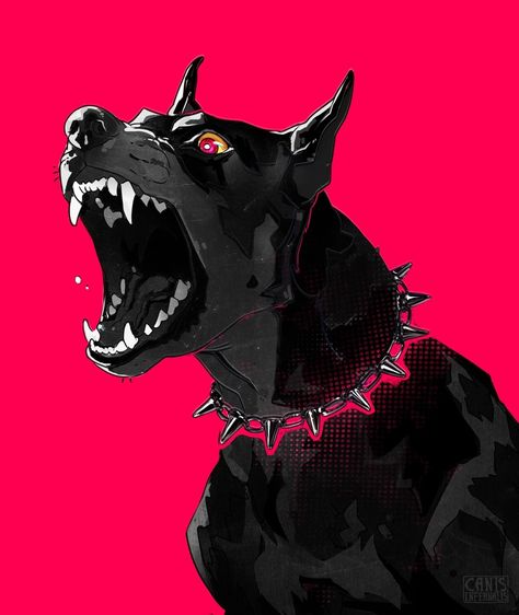 Doberman Tattoo, Royal Logo, Angry Dog, Scary Dogs, Arte 8 Bits, Canine Art, Creepy Art, Dog Illustration, Wolf Art