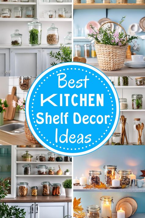 Amazing Kitchen Shelf Decor Ideas How To Decorate A Kitchen Shelf, Open Shelf Kitchen Decor Ideas, Small Kitchen Shelf Decor, Wall Above Kitchen Sink, Shelves Above Kitchen Sink, Shelf Over Sink, Small Kitchen Shelf, Kitchen Shelf Decor Ideas, Shelf Decor Ideas