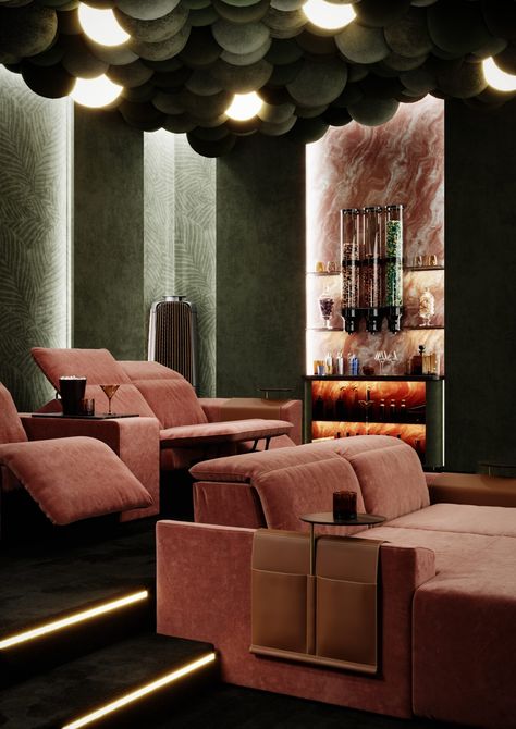 Cinema Room Design, Sala Cinema, Home Cinema Seating, Home Theater Room Design, Theater Room Design, Home Cinema Room, At Home Movie Theater, Interior Design Per La Casa, Home Theater Rooms