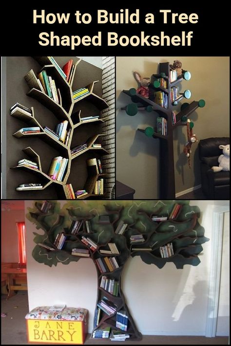 Woman Bedroom Ideas, Grown Woman Bedroom Ideas, Kids Room Bookshelves, Tree Bookcase, Amazing Bedroom Designs, Tree Bookshelf, Tree Shelf, Nursery Bookshelf, Cool Kids Bedrooms