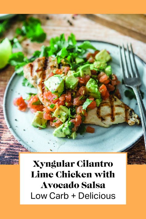 Xyngular 8 Day Jumpstart Meal Plan, Xyngular Recipes 8 Day Jumpstart Meal Plan, Xyngular Recipes 8 Day Jumpstart, Chicken Basil Recipes, Xyngular Recipes, Chicken With Avocado Salsa, Lime Marinade For Chicken, Chicken With Avocado, Salsa And Guacamole