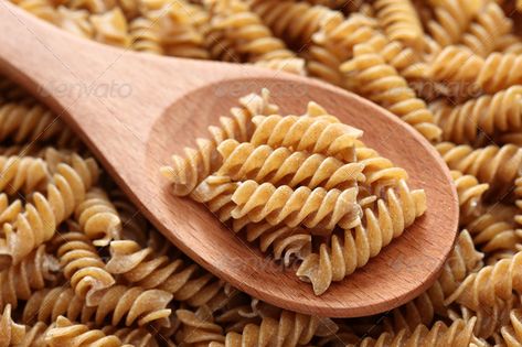 Food Photography Pasta, Pasta Photo, Brown Pasta, Pasta Fusilli, Unique Pasta, Food Photography Tutorial, Wheat Pasta, Whole Wheat Pasta, Pantry Staples