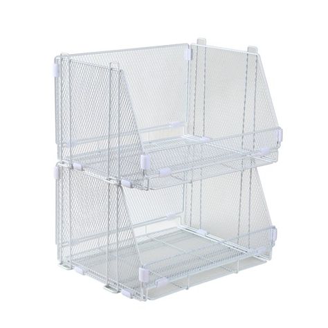 Stacking Basket, Stackable Plastic Storage Bins, Stackable Bins, Mesh Storage, Stackable Storage Bins, Plastic Storage Bins, Plastic Bins, Stackable Storage, Wire Mesh