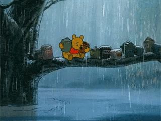 Lluvia Winnie The Pooh GIF - Lluvia WinnieThePooh Flood - Discover & Share GIFs Hundred Acre Woods, Winnie The Pooh Friends, Photo Vintage, Pooh Bear, Disney Animation, Disney Love, In The Rain, Images Gif, Disney Movies