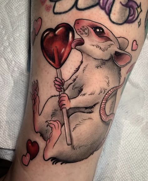 Jacob Tattoo, Magical Tattoos, Tattoo Peito, Cute Animal Tattoos, Rat Tattoo, Magic Animals, Animal Sleeve Tattoo, Animal Sleeve, Scary Tattoos