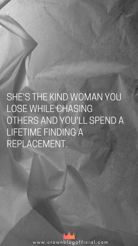 She's the kind woman you lose while chasing others and you'll spend a lifetime finding a replacement. Lost A Good Woman Quotes, A Good Woman Quotes, A Good Woman, Good Woman Quotes, Good Woman, Lesson Quotes, Life Lesson Quotes, Deep Thought Quotes, Other Woman