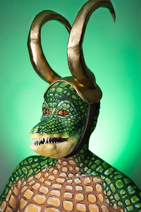 Loki Variant, Alligator Loki, The Hitcher, Scale Texture, Prosthetic Makeup, Makeup Cosplay, Foam Clay, Special Fx Makeup, Morpho Butterfly